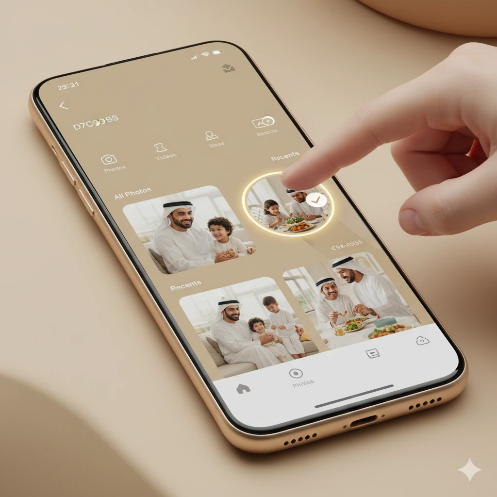 Upload your photo and add the memory you want to preserve